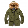 Dámská parka Hailey Vintage Industries® - Olive vel. M