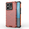 Hybridný kryt HONEYCOMB na Xiaomi Redmi Note 13 Pro - Červená