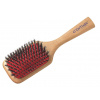Comair Wooden Paddle Brush 21,5 cm - malá kefa na normálne a hustejšie vlasy, s prírodnými štetinami a nylonom