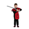 Ninja červený - vek 3 - 4 roky - 95 - 115 cm