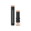 Garmin Nylonový remienok QuickFit 20 - Heathered Black / Rose Gold