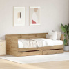 zahrada-XL Rám daybed s zásuvkami dub artisan 90 x 200 cm Kompozitné drevo 3334000