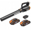 Píla na - WORX WG547E.1 LISTOVÝ FÚZA 20V 120KM / H 2AKU (Píla na - WORX WG547E.1 LISTOVÝ FÚZA 20V 120KM / H 2AKU)