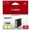 Canon CARTRIDGE PGI-1500XL Y žlutá pro Maxify MB2050, MB2150, MB2350, MB2750 a MB2755 (780 str.) 9195B001