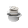 Rotho Set misiek Fresh Baking sivá 1,2 l + 4 l