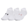 Under Armour ponožky UA Essential No Show 3pk-WHT 1361459-100