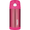 Dětská termoska THERMOS FUNtainer s brčkem - růžová 355 ml