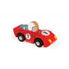 Janod detské drevené autíčko Story Racing Speed 08545 červené modré