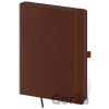 Helma 365 Bodkovaný zápisník Memory A5 (L) Brown