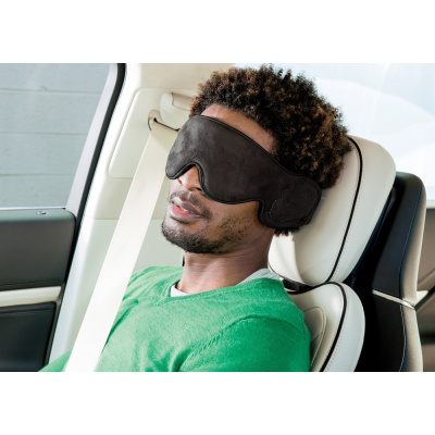 Homedics TA-MSKV100BK (Cestovná vibračná očná maska so zabudovanými slúchadlami.)