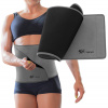 PLATINUM FITNESS Neoprenový pás na hubnutie šedý FITNESS MAX, 130x25cm - 3mm