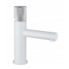 Mexen elba One White Chrome Washbasin faucet (Mexen elba One White Chrome Washbasin faucet)