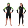 Krátky Neoprénový Oblek MARES Wetsuit SCUBA RANGER JACKET - Detský -1