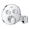 Grohe Grohtherm SmartControl - Termostatická sprchová podomietková batéria, 2 ventily, s držiakom na sprchu, chróm 29120000