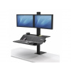Fellowes Stojan polohovateľný Sit-Stand Lotus VE pre 2 monitory