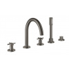 Grohe Atrio - Vaňová batéria, 5-otvorová inštalácia, kefovaný Hard Graphite 19923AL3