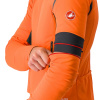 Castelli Perfetto RoS 2 Convertible Jacket, Red orange/ Dark gray Veľkosť: L Pánska vetru a vode odolná bunda s odopínacími rukávmi