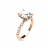 iZlato Forever Diamantová obruč z ružového zlata pre 2ct diamant Doria, 14K CSTM5PR-200