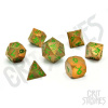 Glassstaff CritStones Metal Dice Set Gorgon Gaze (7)