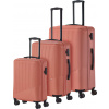 Travelite BALI Sada 3 kufrov 55/67/77cm Oranžová Coral