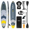Paddleboard SUP REBEL ACTIVE RBA-4501 so sedátkom, sivý 11'6