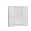Schneider Electric Unica Dátová zásuvka 1xRJ45 Kat.5e UTP, 2 moduly, Biela