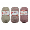 Bellatex Příze HiMALAYA EVERYDAY SENFONi 100g / 196 m balení 3 x 100g fialová, šedá