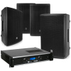 Power Dynamics Profesionálny 1000W RMS Set pre kaviarne a párty sály