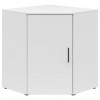Carryhome ROHOVÁ KOMODA, biela, 71,5/83/71,5 cm - Predsieňové programy - 002427022041