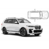 Slnečné clony na okná - BMW X7 (2019-) - Len na bočné stahovacie sklá