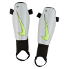Nike Charge Shin Guards Juniors Silver/Volt Small