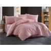Brotex Prodloužené povlečení krep UNI 140x220, 70x90cm Růžové (Zapínání: nitěný knoflík)