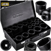SADA ÚDEROVÝCH NÁSTAVCOV DLHÝCH 17-50 MM JCB OCEĽ CR-MO 17 PRVKOV 3/4