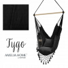 Závesné hojdacie kreslo - Ameliahome brazílsky tsgoblackrblnatwsfblp (Ameliahome brazílsky tsgoblackrblnatwsfblp)