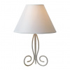 ACA DECOR Stolová lampa ISMENE, biela patina