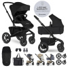 EASYWALKER Kočík kombinovaný Jimmey Pepper Black XXL AIR + RWS