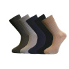FINE MAN pánske bavlnené ponožky - 100% bavlna tm. sivá 50-51 3 páry