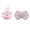 BIBS Infinity anatomické cumlíky zo silikónu 2ks - veľkosť 2 (Blossom / Dusky Lilac)