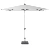 Slnečník Riva 1 Basic Platinum Veľkosť: 250 x 250 cm, Farba rámu: Antracitová, Farba látky: Biela