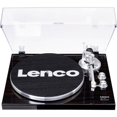 Lenco LBT-188 USB gramofón s remienkovým náhonom vlašský orech; LBT-188 Walnut