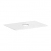 Hansgrohe Xelu Q - Doska pod umývadlo 78x55 cm, výrez uprostred, lesklá biela 54113050