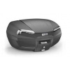 E46NT Riviera kufor GIVI čierny (Monolock s vlastnou platňou), číre odrazky, objem 47 ltr.