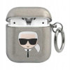 Karl Lagerfeld Apple AirPods cover Glitter Karl`s Head KLA2UKHGK