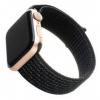 Remienok FIXED Nylon Strap na Apple Watch 38 mm/40 mm čierny FIXNST-436-REBK