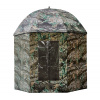 Dáždnik z bočnicou Suretti 2,5 m Full Cover - farba kamufláž