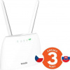 Tenda 4G07 Wi-Fi AC1200 4G LTE router, 2x WAN/LAN, 1x miniSIM, IPv6, VPN, LTE Cat.4,4x anténa,CZ app
