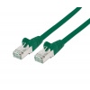 PremiumCord Patch kabel SFTP CAT6A, 1m - zelený