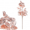 Autronic Vetva vianočná - umelá, ružové lístky so striebornou UKS6000 PINK-SIL