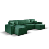 Signal Rozkladacia rohová sedacia súprava PATTI U zelená