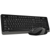 Set klávesnice a myši A4tech FG1010 FSTYLER Grey - CZ (FG1010GREY)